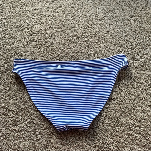 Aerie Blue and White Striped Bikini Bottoms Size Small - Picture 4 of 4